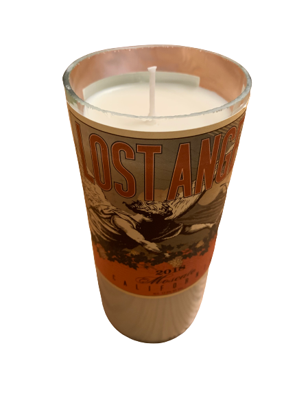 Lost Angel Wine Candle