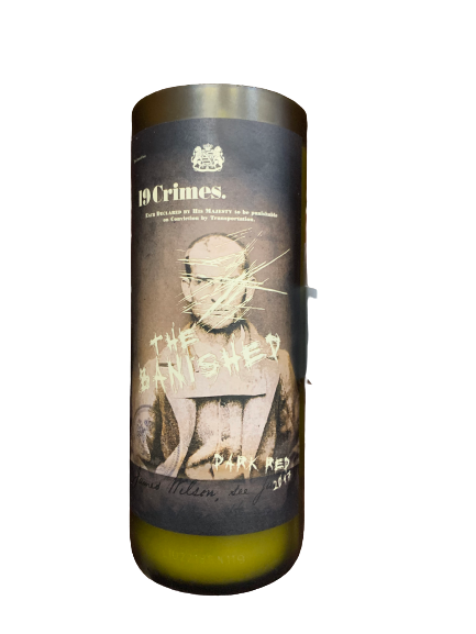 19 Crimes Wine Candle